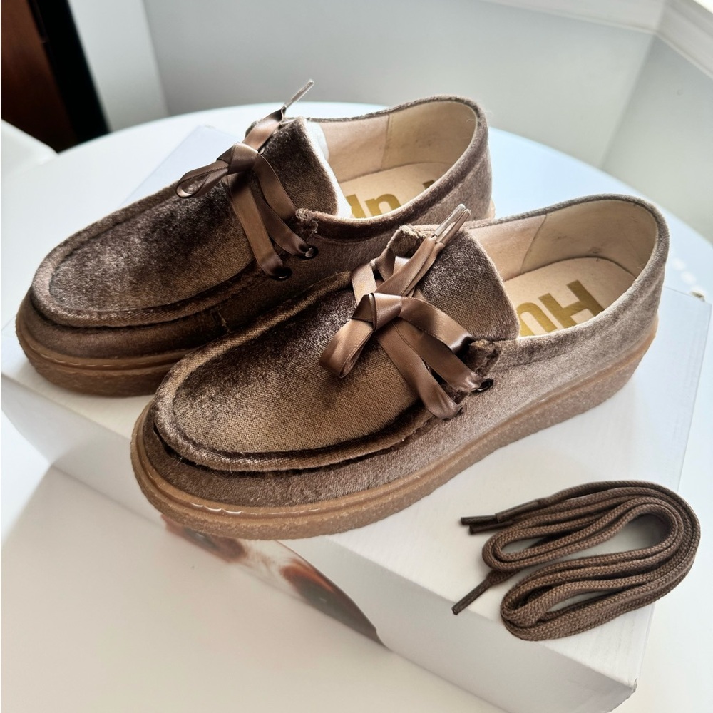 Hush Puppies Bridget Velvet Platform Loafer